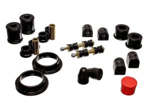 Ford Focus Suspension Bushing Kit - Energy Suspension - Hyper-Flex - Black - `00-`04